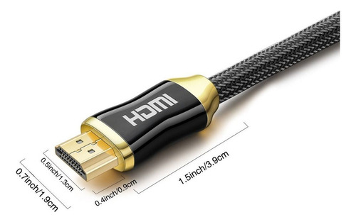 Cable Hdmi 4k Premium, Cable Hdmi De 10 M, 2160p