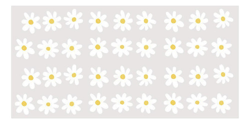Calcomanías De Pared De Margaritas Blancas Pegatinas Margari