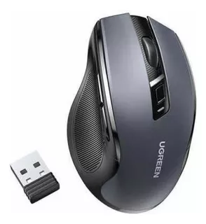 Mouse Ugreen Inalambrico Usb Business Ergonomico - 4000 Dpi 2.4ghz Silencio Negro - Mu006-15063