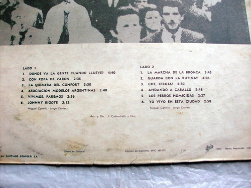 Pedro Y Pablo - La Marcha De La Bronca / Vinilo Reed. 1983 (Usado)
