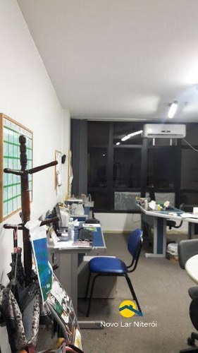 Imagem 3 de 15 de Sala Comercial Com 38m², Split E Portaria 24h No Centro - Niterói - 90