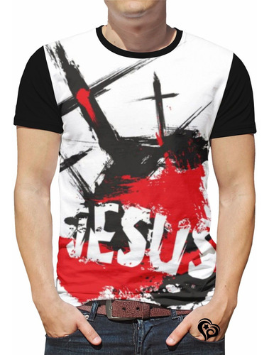 Camiseta Jesus Bíblia Gospel Evangélica Masculina Roupas Br