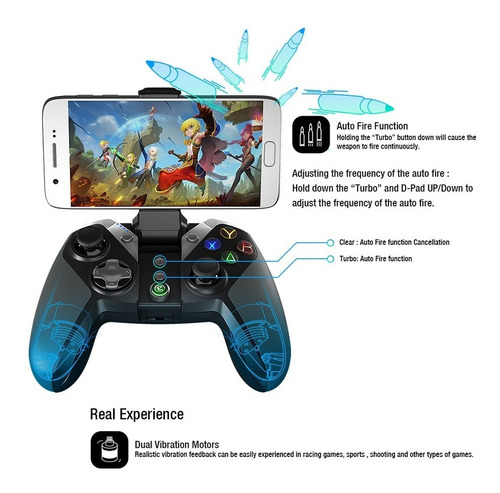 Mando Gamesir G4s Sellado Android Ios Pc Bluetooth, Wireless