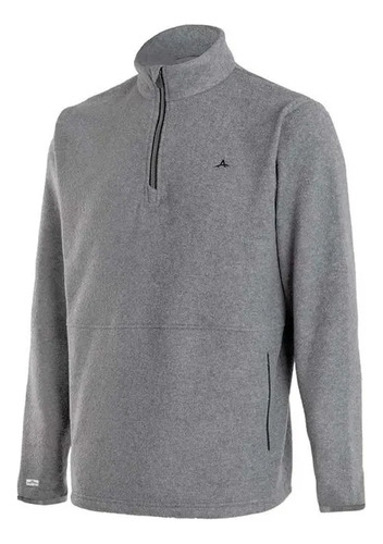 Buzo Abyss Hombre Medio Cierre Y Bolsillo 24i0170gris