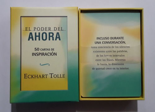 Cartas El Poder Del Ahora 50 Cartas De Inspiración