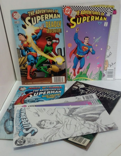5 Comics De Superman En Ingles