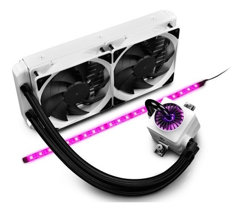 Watercooler Deepcool Captain 240ex White Rgb Com Fita De Led