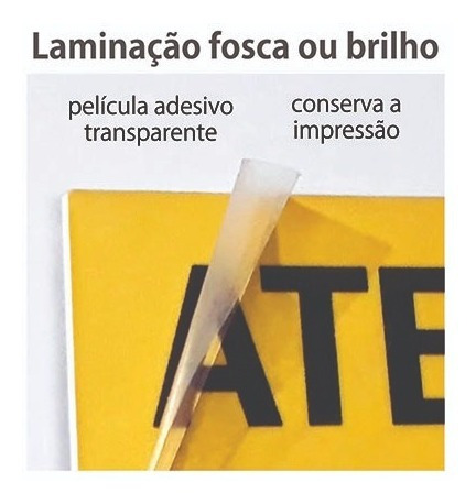 Placa Rótulo De Risco - 30x30cm - Nbr 7500 - Pvc 3mm