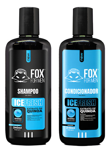 Kit Shampoo E Condicionador Ice Limpeza E Hidratação Maciez