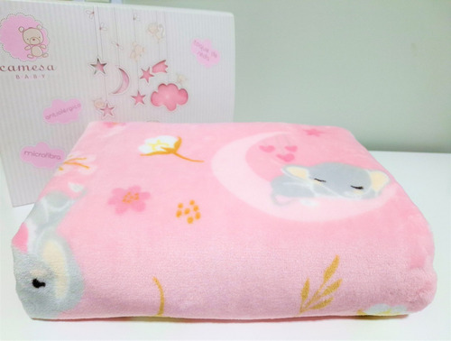 Cobertor Bebe Flanelado Toque De Seda Antialérgico Mantinha