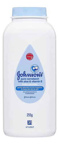 Johnson's Talco Pure Cornstarch Hipoalergénico Importado
