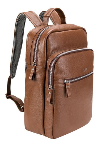 Mochila De Couro Legítimo Para Notebook Macbook Executivo