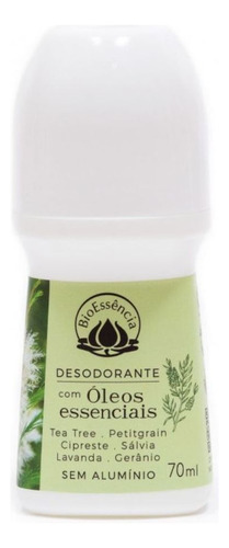 Desodorante Sem Alumínio Com Óleos Essenciais Bioessencia Fragrância Óleos Essenciais