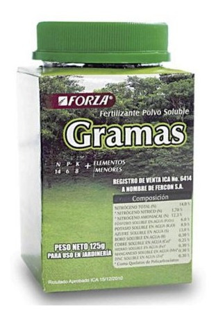 Fertilizante Soluble Gramas X 125 Grs Forza