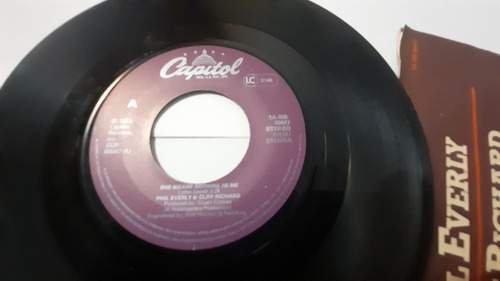 Vinilo Single De Phil Everly Cliff Richard She Means(z136 (Usado)