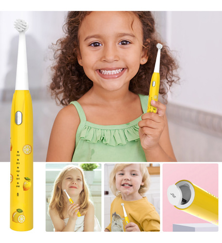 Cepillo De Dientes Para Niños Recargable L Usb Vibrating Too