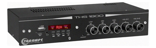 Amplificador Receiver Tarramps Ths1800 80w Rms Som Ambiente Cor Preto Bivolt