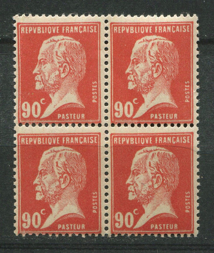Francia Sello Estampilla Yvert 178 Mnh Block Pasteur 1926