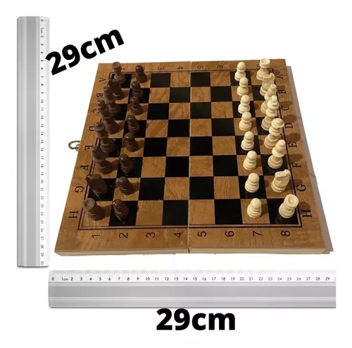 Peças de xadrez, completo. Medem entre 6,5 e 10 cm. Tot