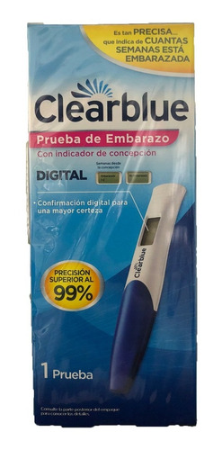 Clearblue Prueba De Embarazo Digital 1 Unidad, Dama Embarazo
