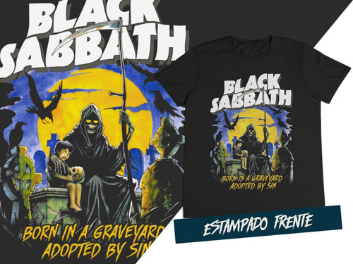Camiseta Heavy Metal Black Sabbath Ozzy Osbourne C1