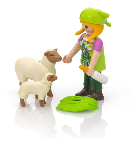 Imagen 4 de 10 de Playmobil Special Plus 9356 Granjera Con Ovejas Intek Manias