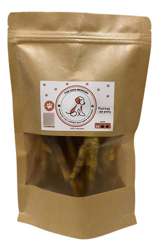 Snack Saludable Patitas De Pollo Deshidratada The Dog Memory