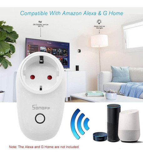Imagen 4 de 7 de Sonoff Toma De Corriente Schuko Smart S26 Macrotec