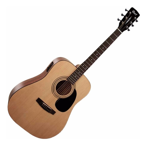 Guitarra Electroacústica Cort Ad810 E Op Con Funda - Plus