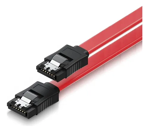 Cable Sata 3 6gbps 50cm Datos Grabadora Disco Traba Metalica