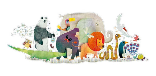 Puzzle Gigante Desfile De Animales