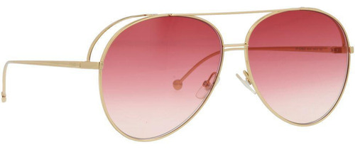 Óculos De Sol Fendi Ff0286 0003x 63mm Dourado/rosa