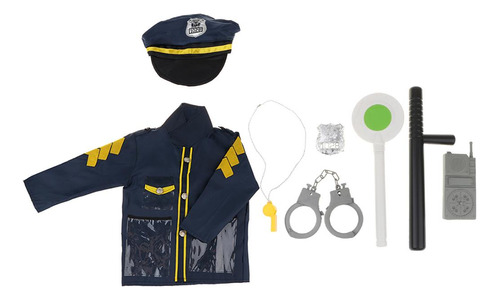 8pcs / Set De Disfraces De Oficial De Policía - De Roles