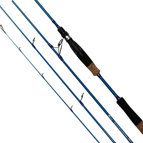 Caña Pesca Kunnan Wind River 2.70m 4 Tramos Spinning Señuelo