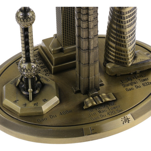 Maqueta De Edificios Famosos Recuerdo De Shanghai Skylines