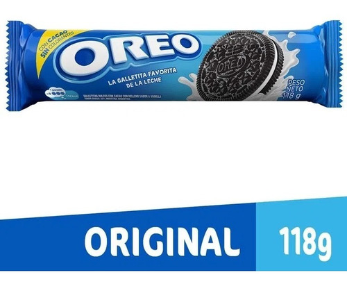 Oferta! Galletitas Oreo Clasicas Rellenas Vainilla 118gr