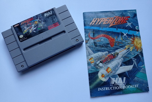 Hyperzone Con Manual Snes Hal Super Nintendo