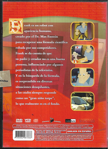 Frankestein Aventuras Animadas Castellano Dvd Nuevo