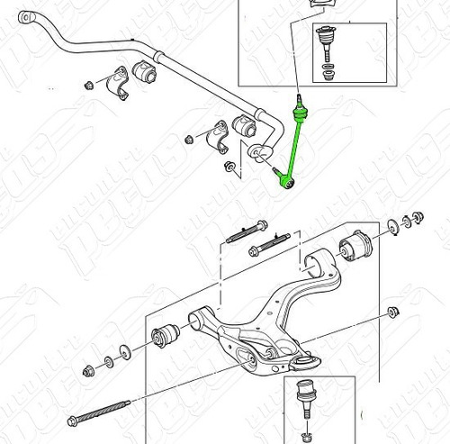 Bieleta Dianteira Land Rover Discovery 3 5.0 V8 2009-2014