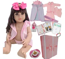 Comprar Boneca Reborne Promoção Bebê Barata Realista Enxoval Menina