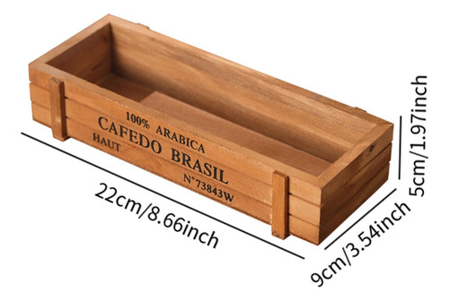 Macetero Rectangular De Madera Para Decoración Del Hogar,