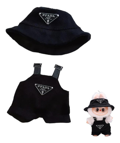 Ropa Para Labubu De 17 Cm, Conjunto De Sombrero Y Mono Para