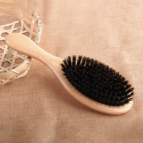 ) Cepillo De Pelo Con Cerdas De Jabalí, Cepillo Natural,