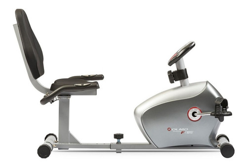 Bicicleta fija Olmo Fitness 85 horizontal color plata