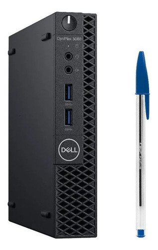 Mini PC Dell OptiPlex 3060 com Windows PRO,  Intel Core i5, memória RAM de  16GB e capacidade de armazenamento de 240GB - 110V/220V cor preto