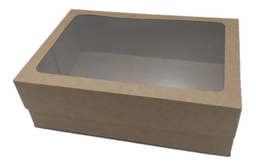 20 Caixas P/ Presentes Retangular 22x15x9cm C/ Visor