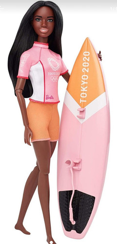 Muñeca Barbie Surf Tokio 2020 Mattel 61k