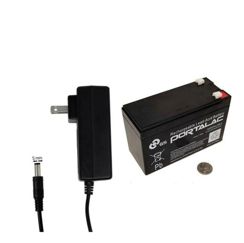 Cargador Y Batería Para Montables Electricos  12 Y 15 Volts