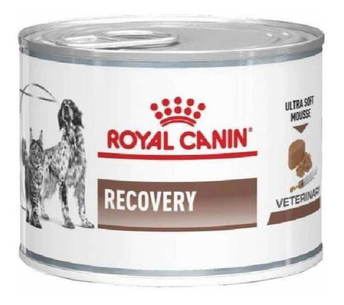 Alimento Royal Canin Veterinary Diet Canine Recovery para perro adulto todos los tamaños sabor mix en lata de 165 g