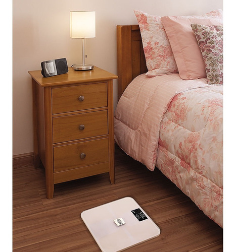 Imagem 5 de 5 de Balança Digital Branca Até 150kg C/ App E Bluetooth B+d Bk75